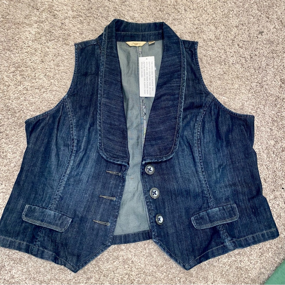 Jean vintage vest